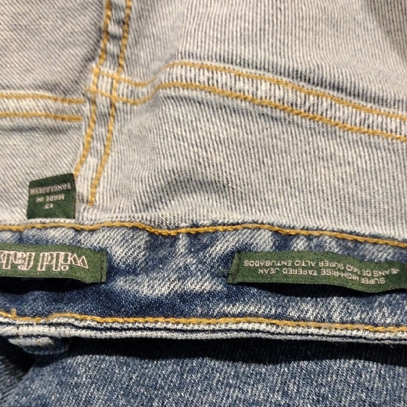 Wild Fable, Blue Denim Super High Waisted Tapered Legs. - Picture 5 of 6